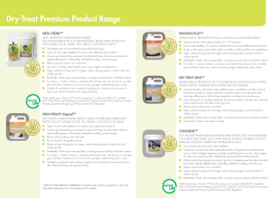 Click image to download the Dry-Treat Product Brochure