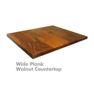 Wide Plank Walnut Countertop