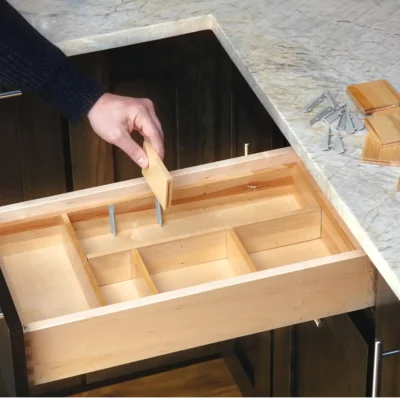 Adjustable Wood Drawer Organizer LD-4CT
