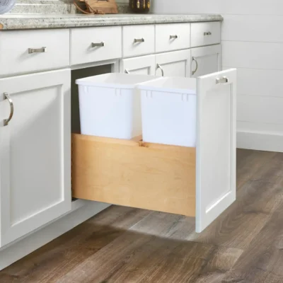 Bottom Mount Waste Container Pullout - 4VLWCSC