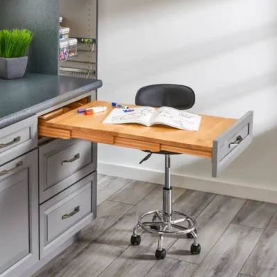 Wood Tambour Table 4TT