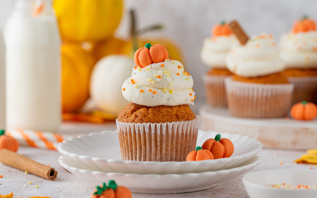 Two-Ingredient Pumpkin Spice Cupcakes